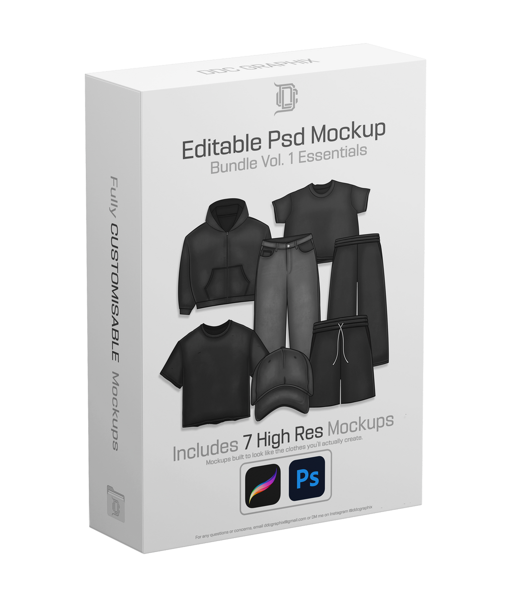 Editable PSD Mockup Bundle Vol 1.