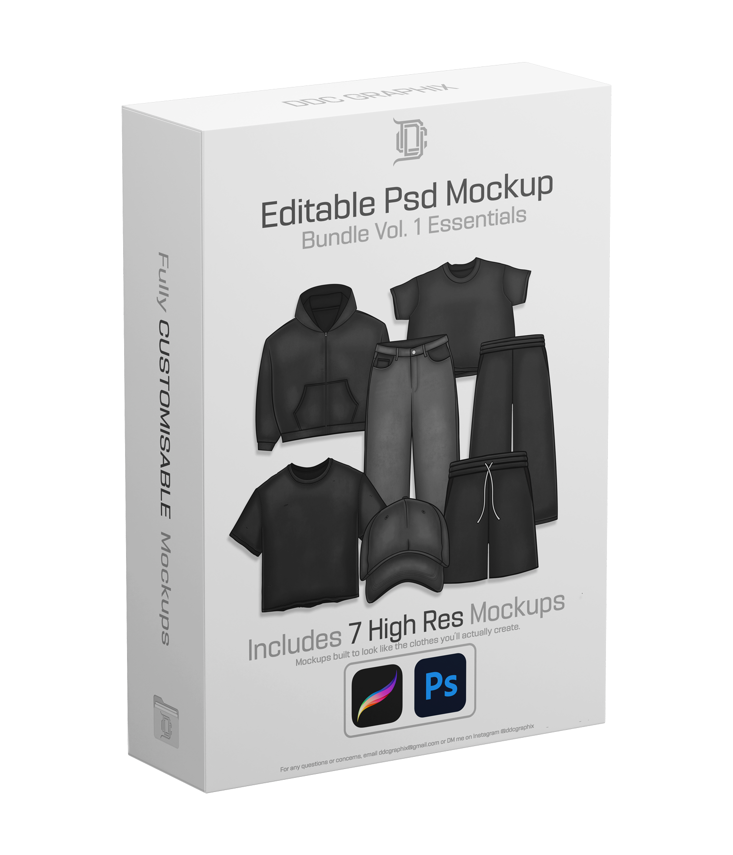 Editable PSD Mockup Bundle Vol 1.