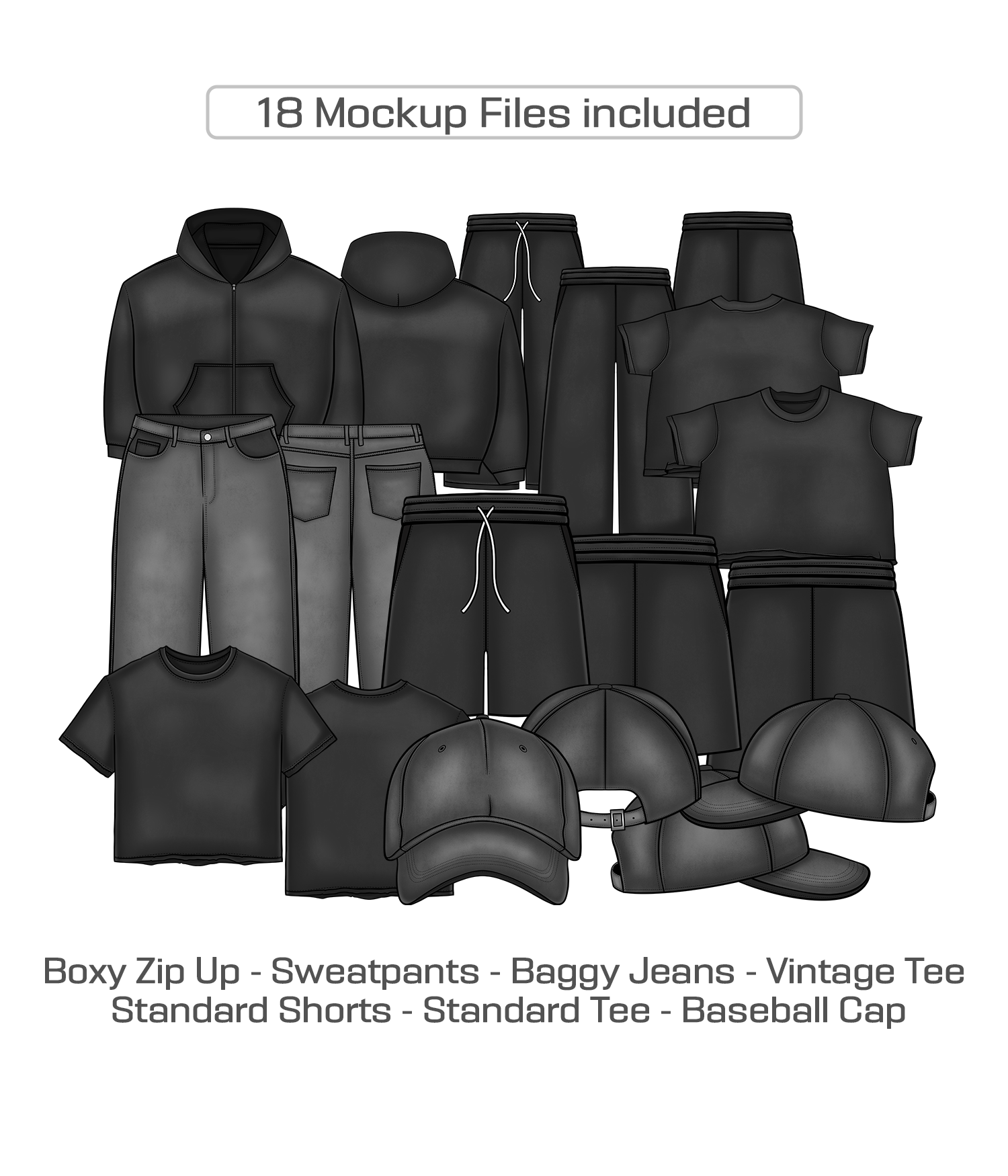 Editable PSD Mockup Bundle Vol 1.