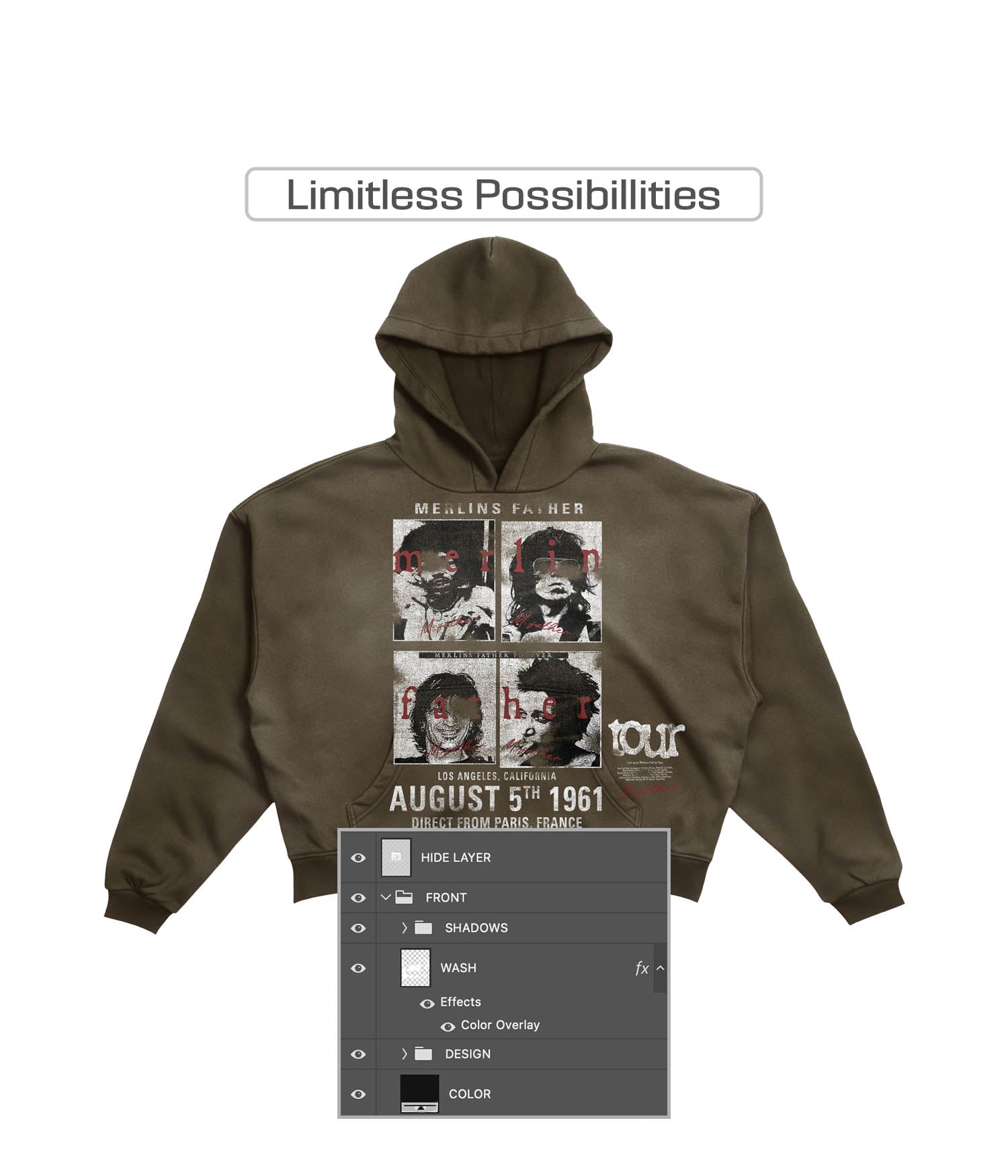 Realistic Hoodie Mockup