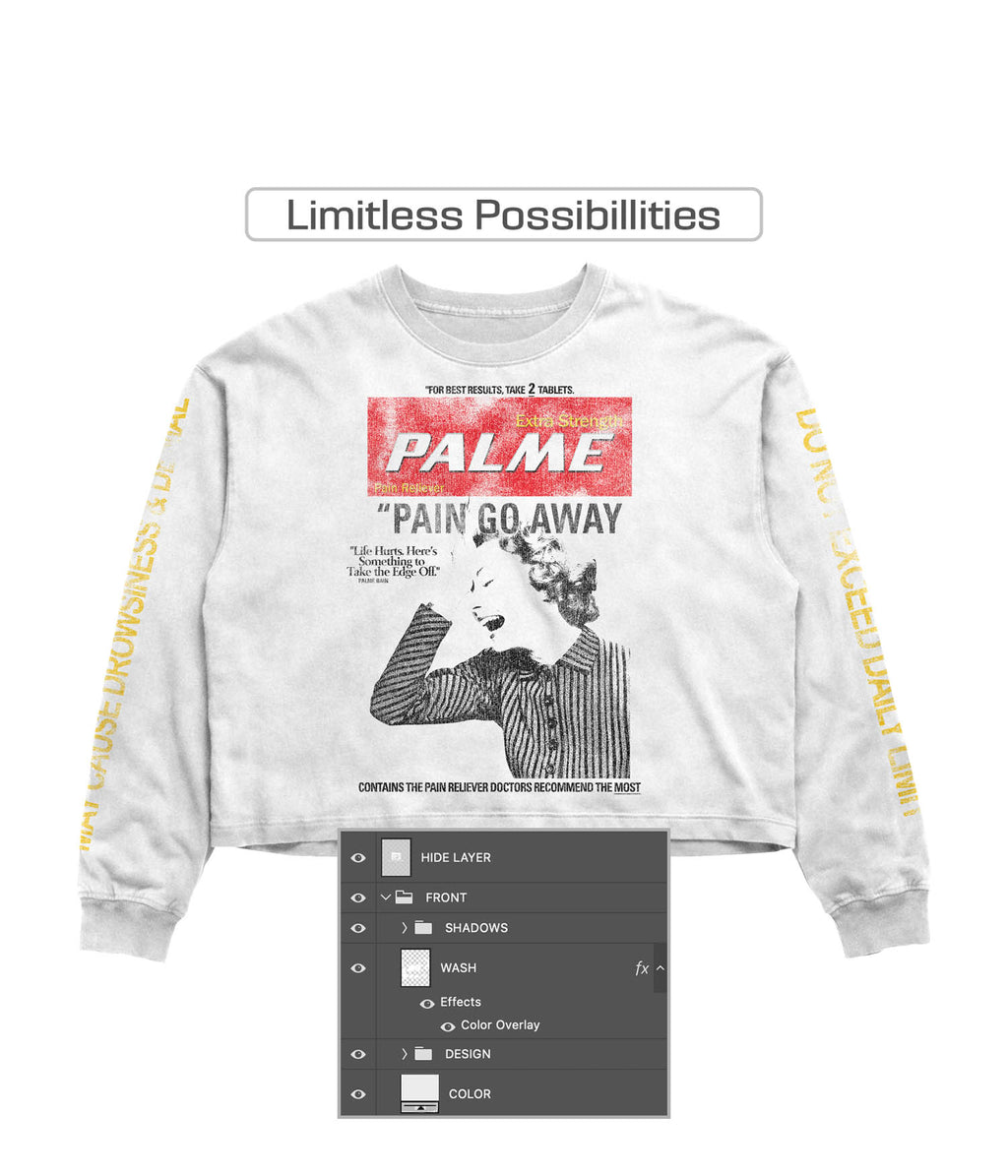 Realistic Long Sleeve Mockup
