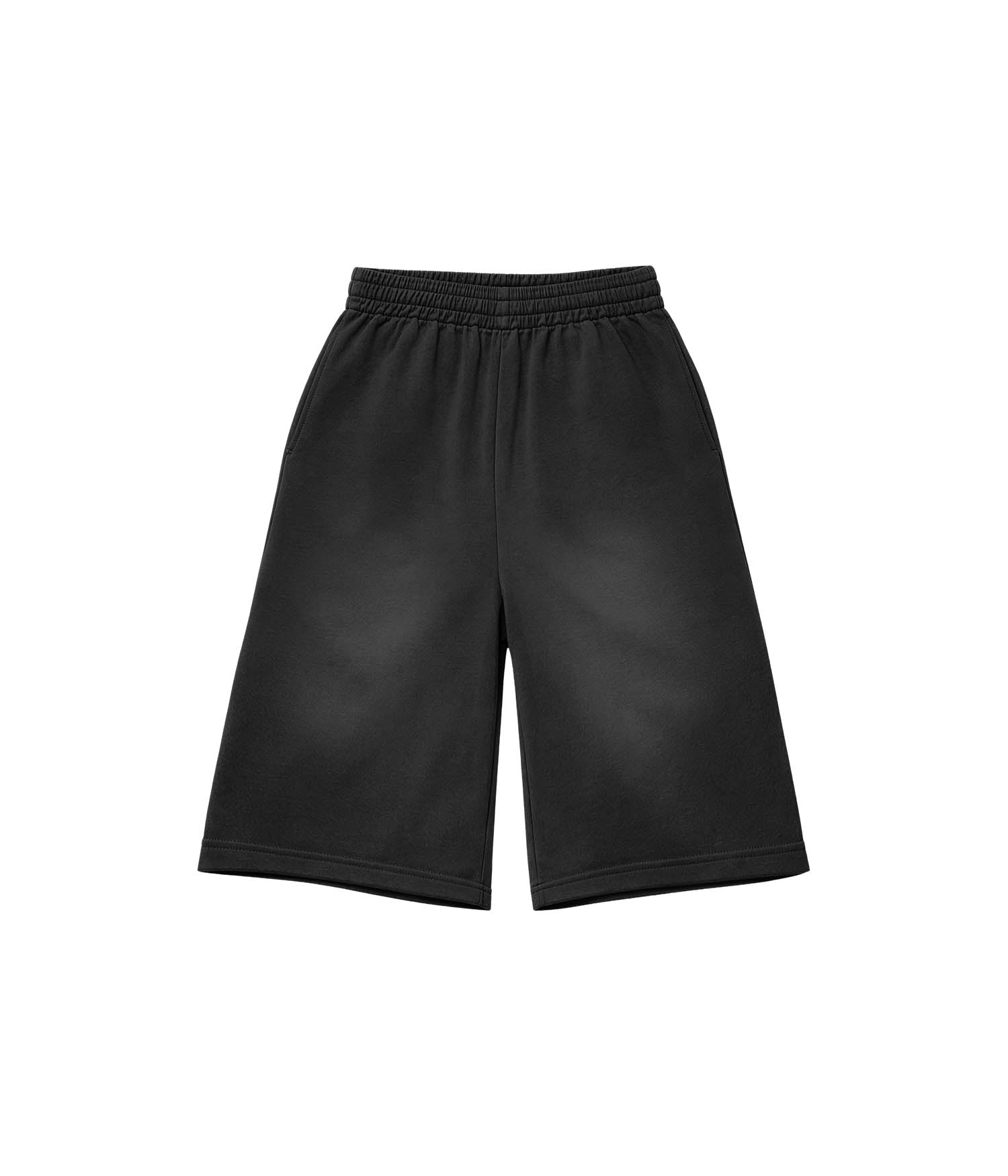 Realistic 3/4 Sweatshorts Mockup