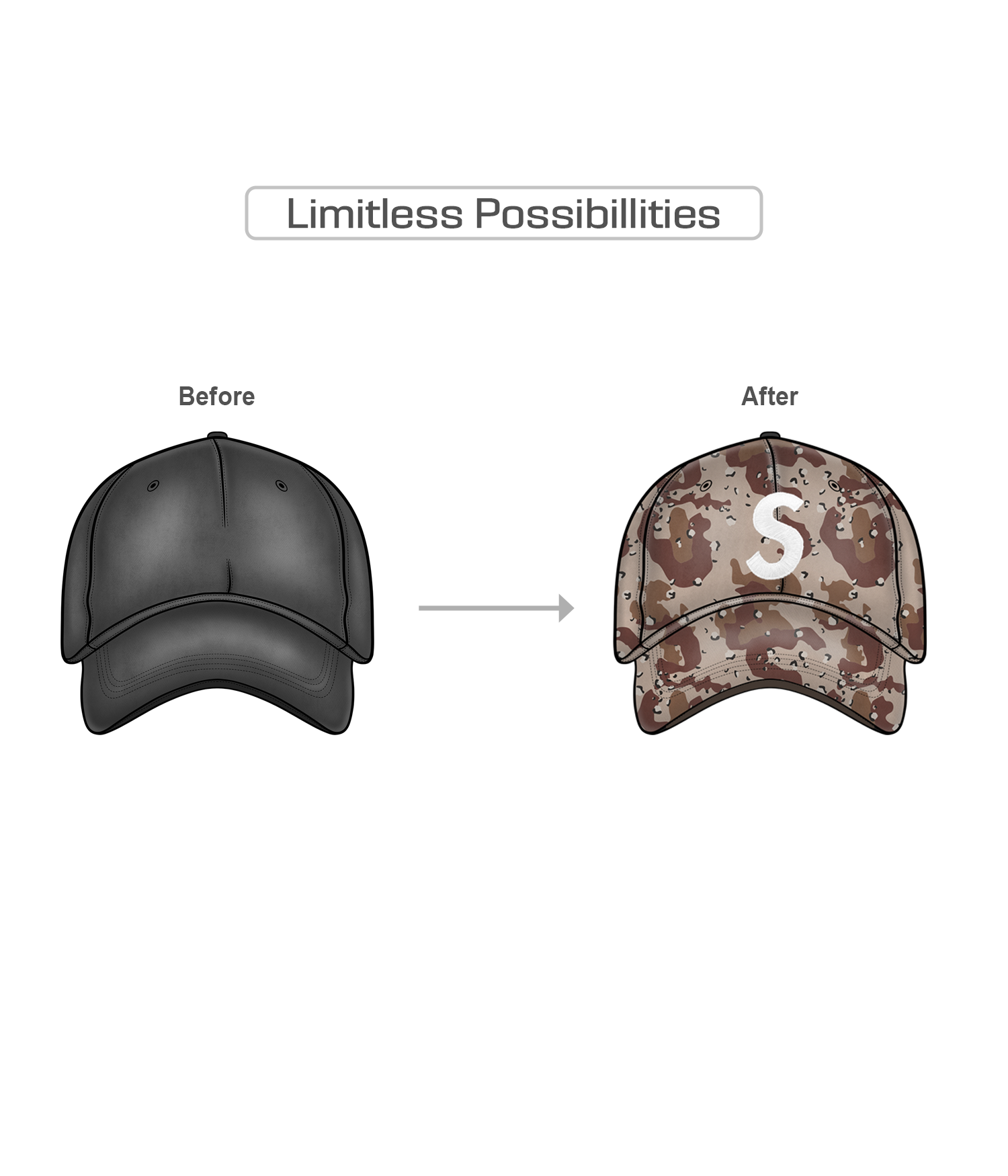 Editable PSD Baseball Cap Mockup