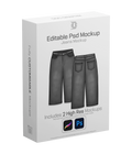 Editable PSD Baggy Jeans Mockup