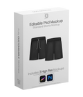Editable PSD Standard Shorts Mockup