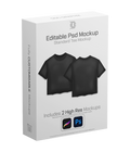 Editable PSD Standard Tee Mockup