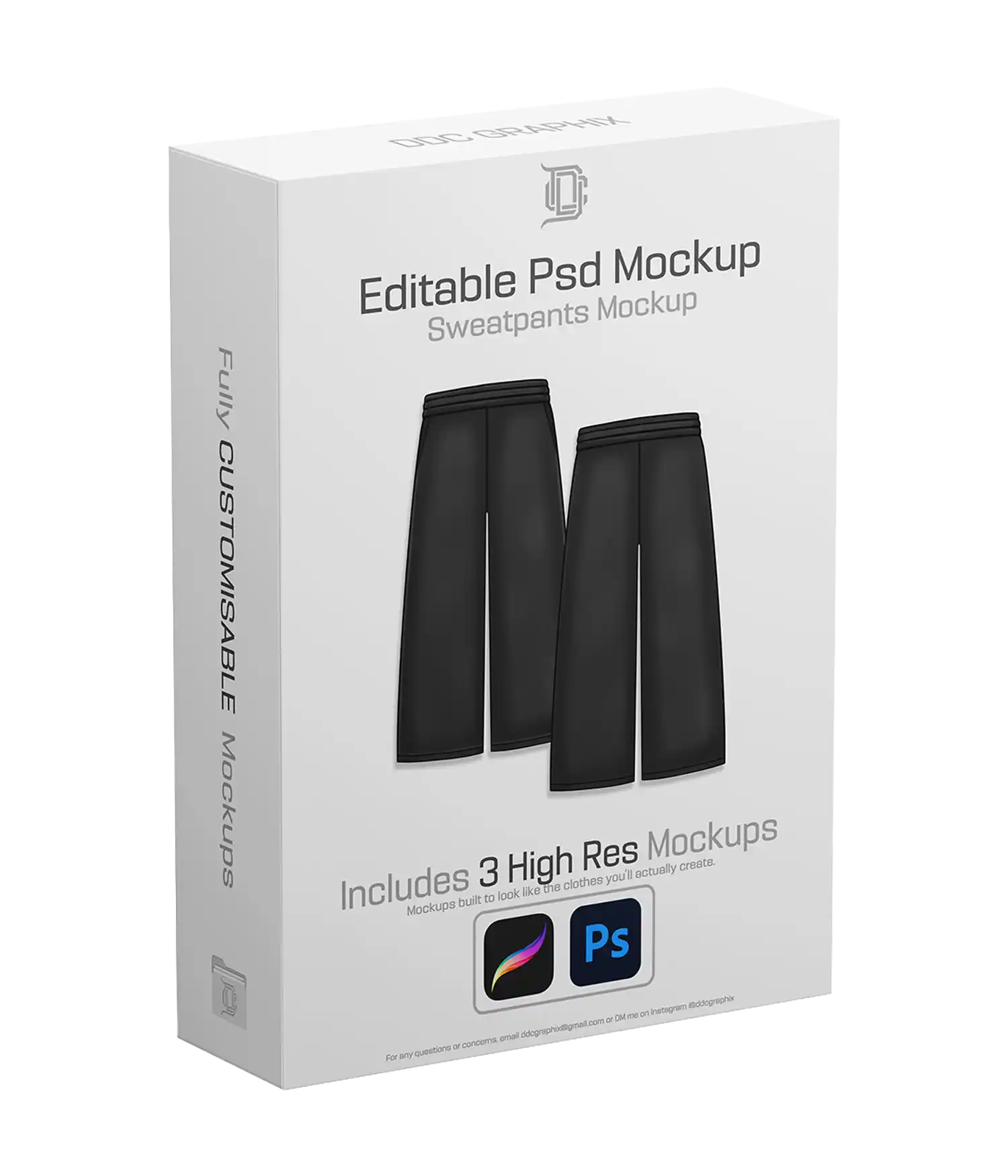 Ddc Editable Psd Mockup Wide Leg